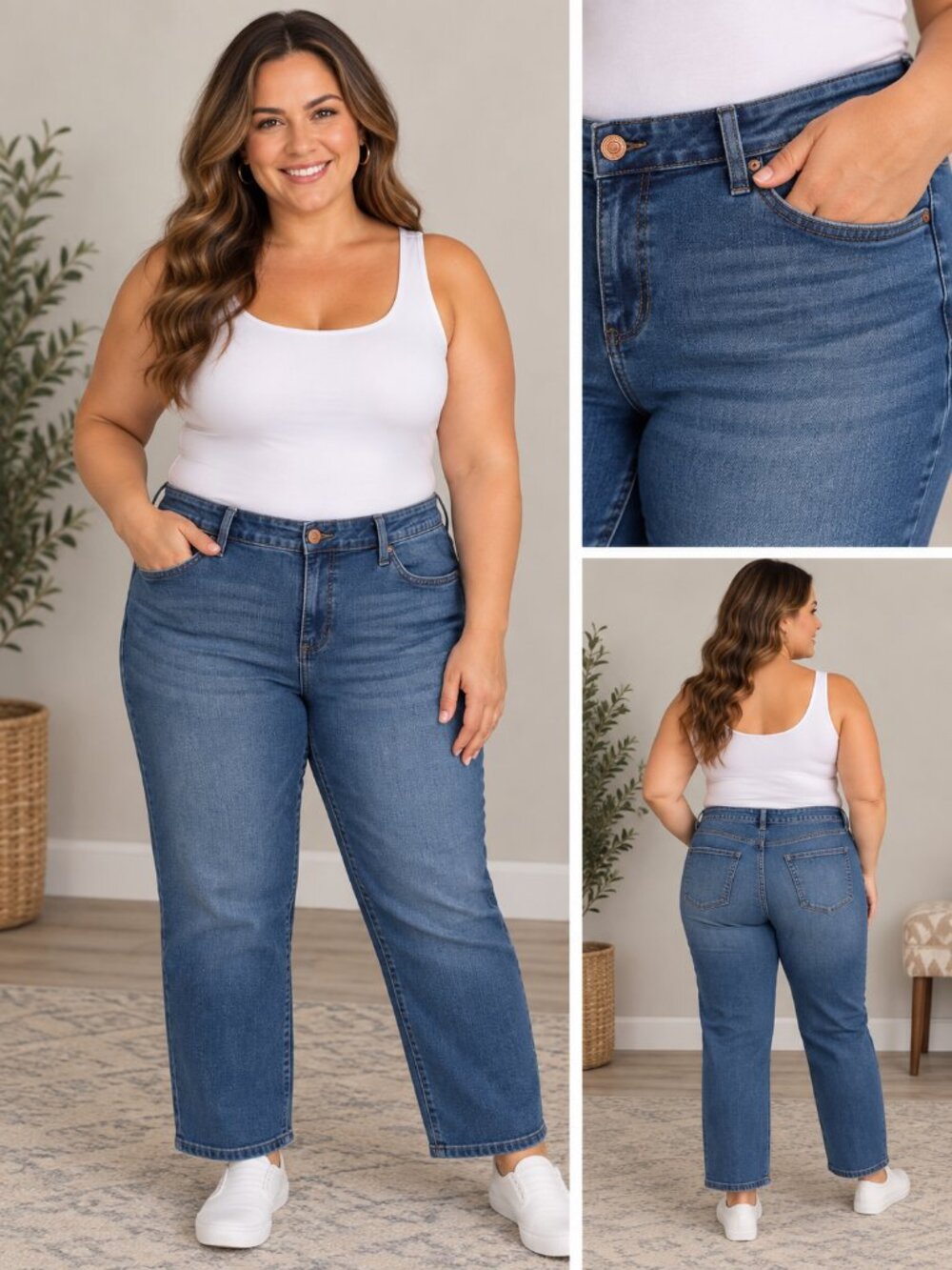 LC Lauren Conrad Indigo Stretch Classic Skinny Jeans Size 18W
